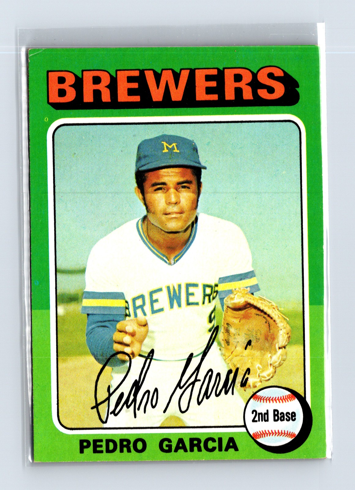 1975 Topps Baseball - SET BREAK - #147 Pedro Garcia