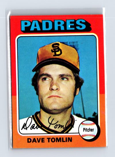 1975 Topps Baseball - SET BREAK - #578 Dave Tomlin (RC)