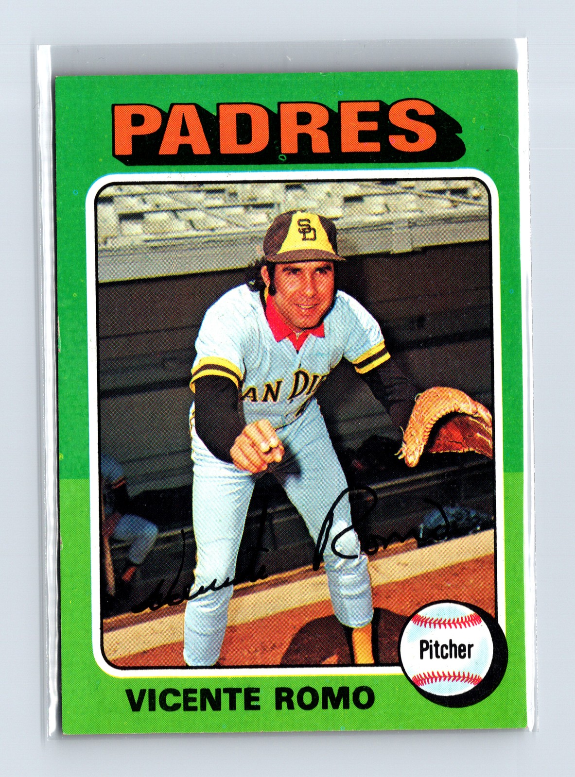 1975 Topps Baseball - SET BREAK - #274 Vicente Romo