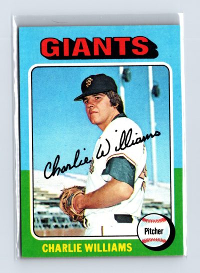 1975 Topps Baseball - SET BREAK - #449 Charlie Williams