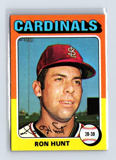 1975 Topps Baseball - SET BREAK - #610 Ron Hunt