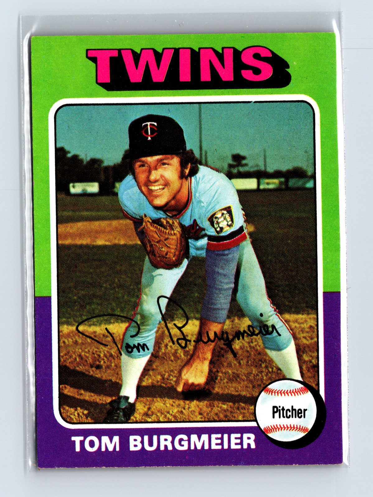 1975 Topps Baseball - SET BREAK - #478 Tom Burgmeier