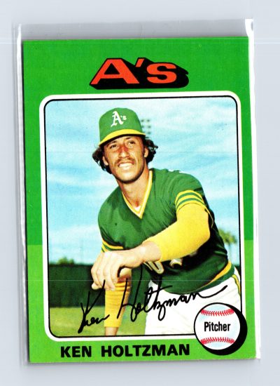 1975 Topps Baseball - SET BREAK - #145 Ken Holtzman