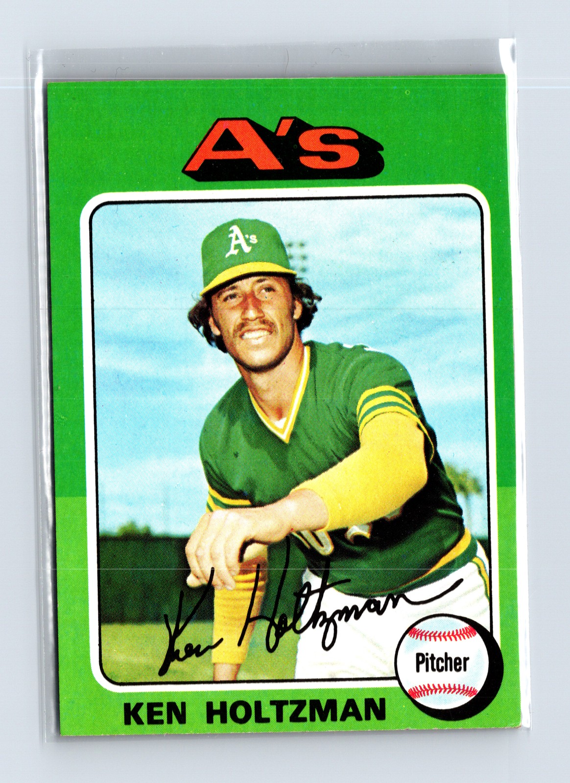 1975 Topps Baseball - SET BREAK - #145 Ken Holtzman