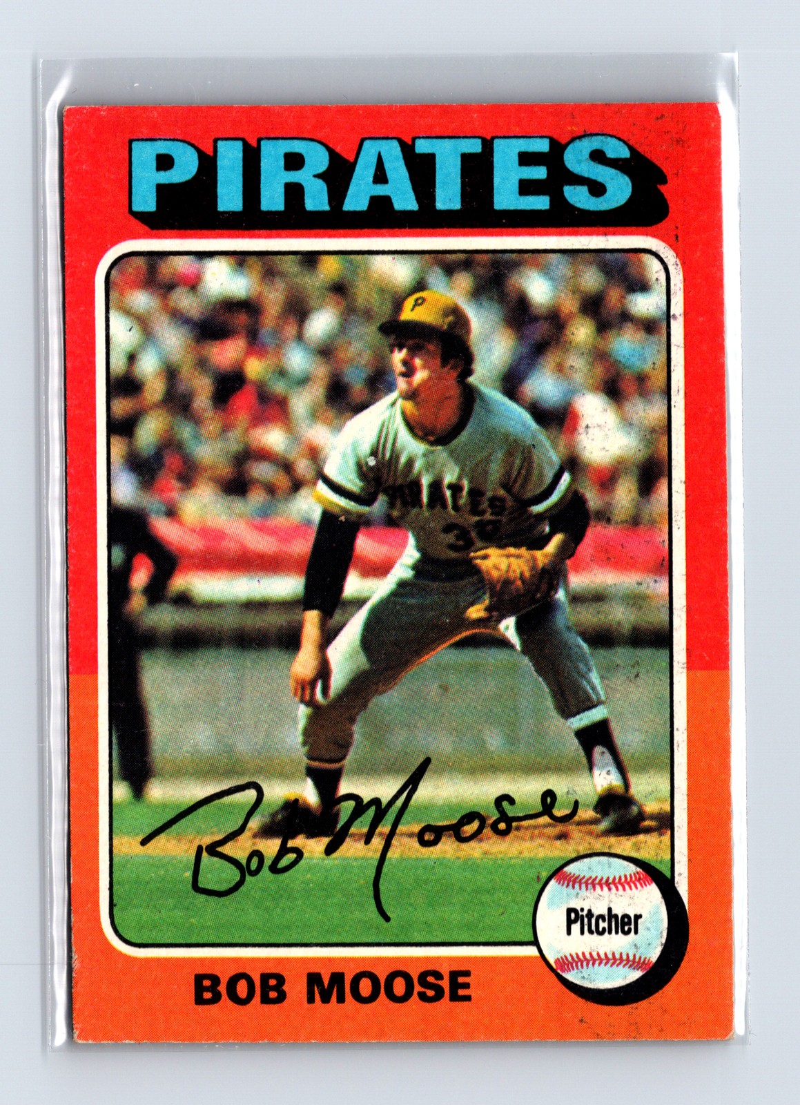 1975 Topps Baseball - SET BREAK - #536 Bob Moose