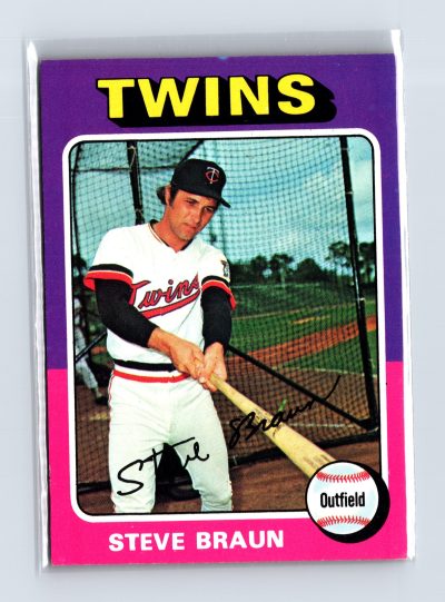 1975 Topps Baseball - SET BREAK - #273 Steve Braun