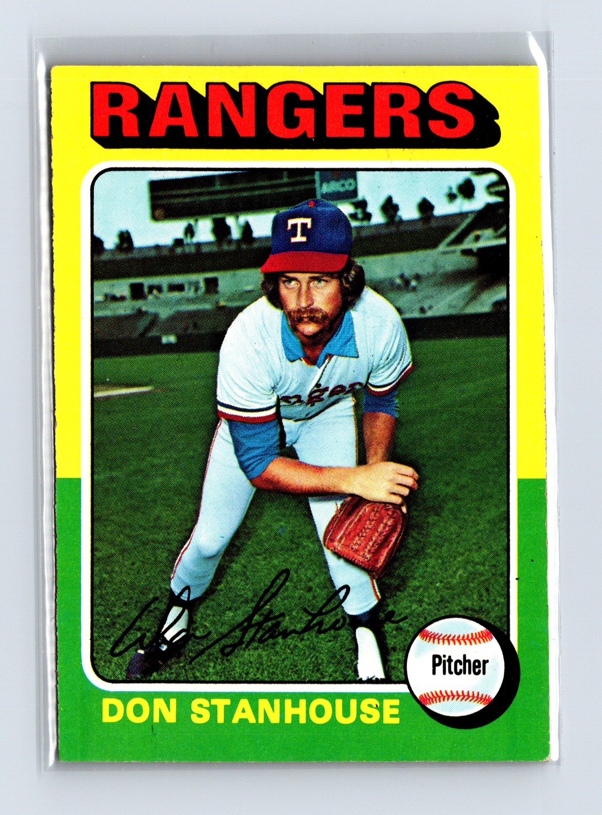 1975 Topps Baseball - SET BREAK - #493 Don Stanhouse