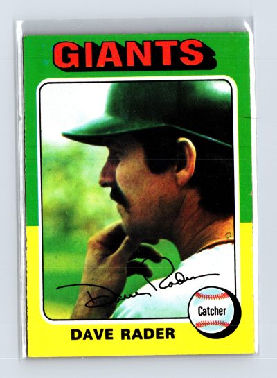 1975 Topps Baseball - SET BREAK - #31 Dave Rader