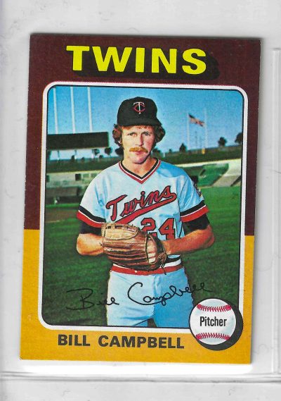 1975 Topps MINI Baseball - SET BREAK - Bill Campbell #226