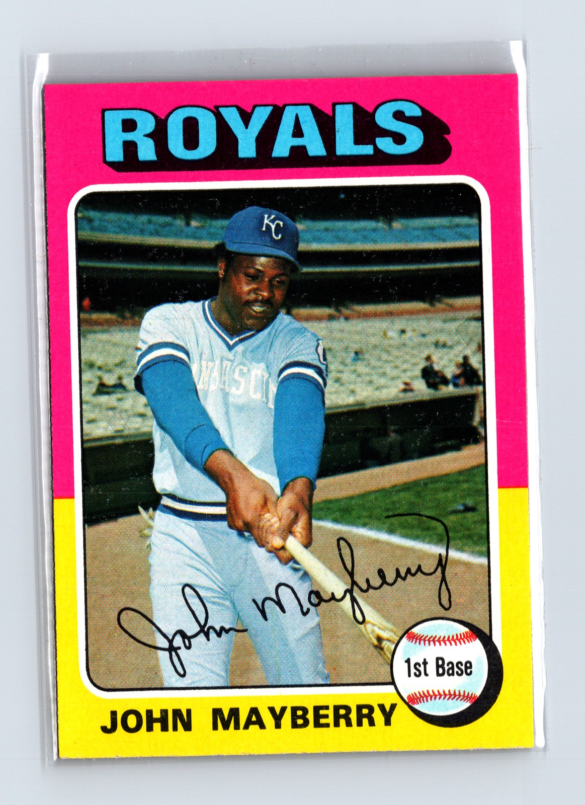 1975 Topps Baseball - SET BREAK - #95 John Mayberry
