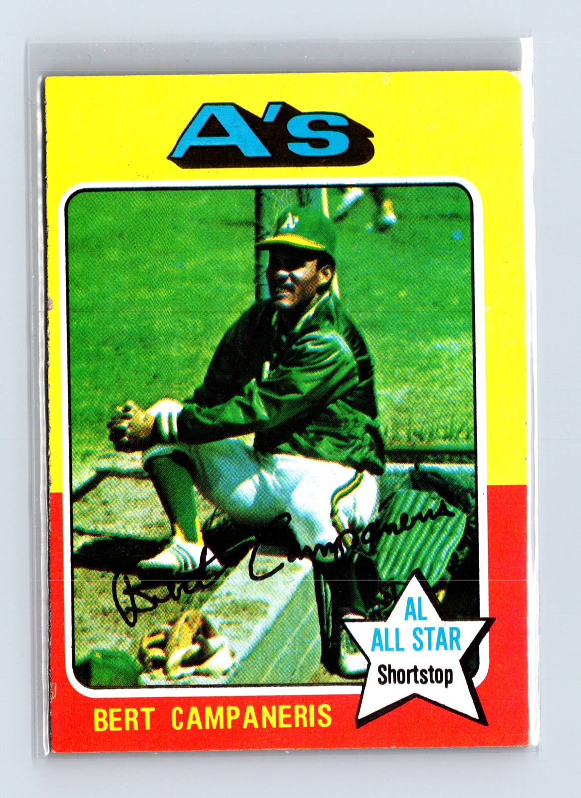 1975 Topps Baseball - SET BREAK - #170 Bert Campaneris