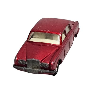 Matchbox Series No. 24 Rolls-Royce Silver Shadow Red Diecast Toy Car by Lesney