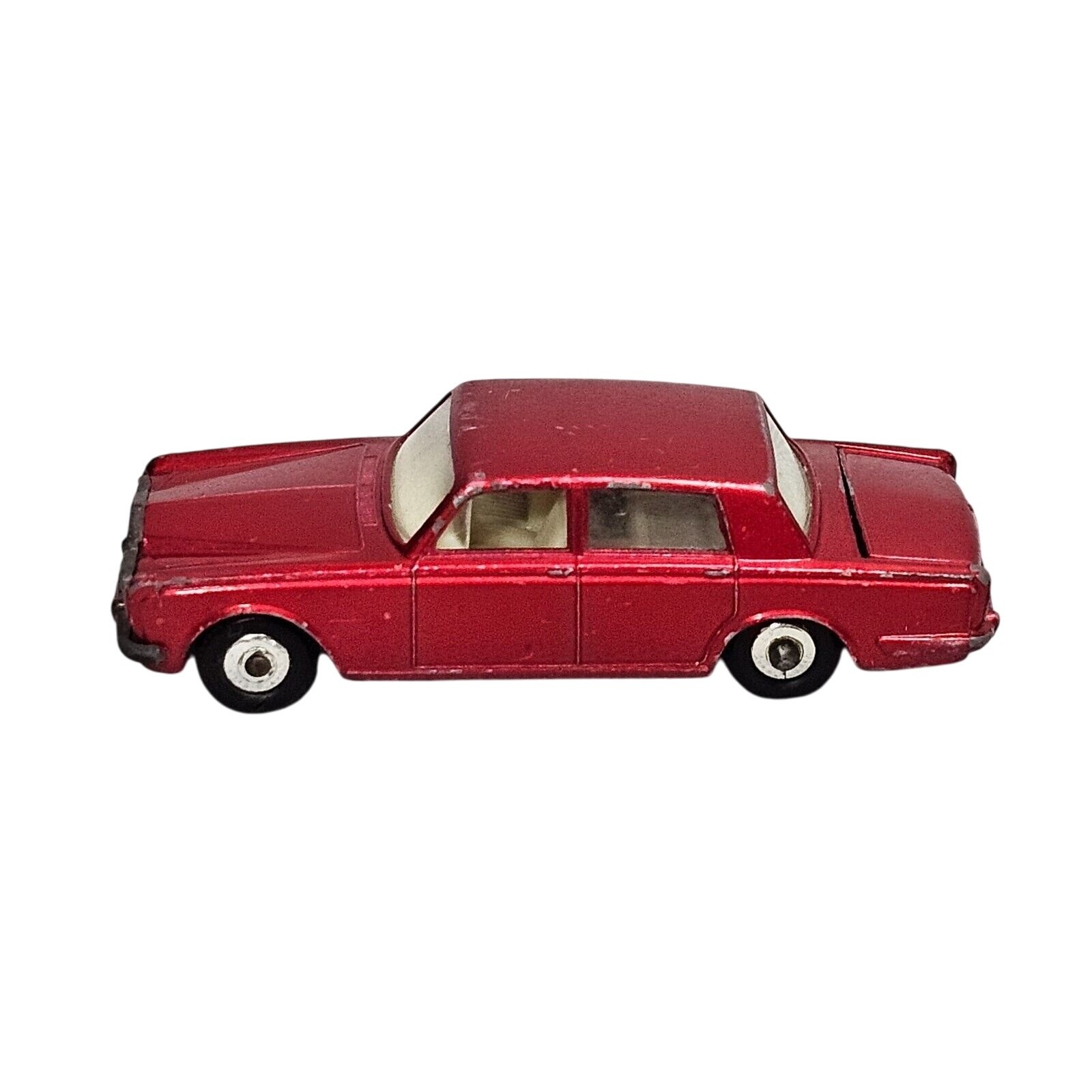 Matchbox Series No. 24 Rolls-Royce Silver Shadow Red Diecast Toy Car by Lesney - Image 2