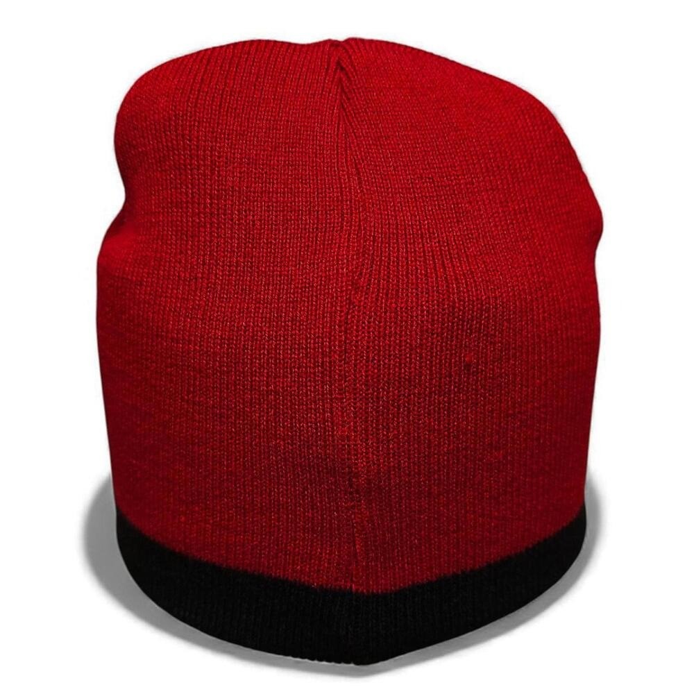 Vintage Captain Morgan Red Black Knit Beanie Hat One Size Adults Excellent - Image 2