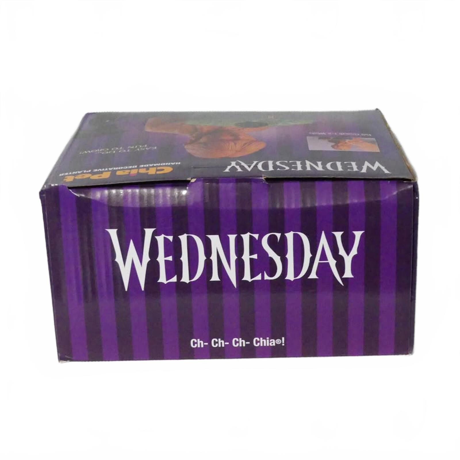 Wednesday Chia Pet Handmade Decorative Planter in Original Box - Image 5