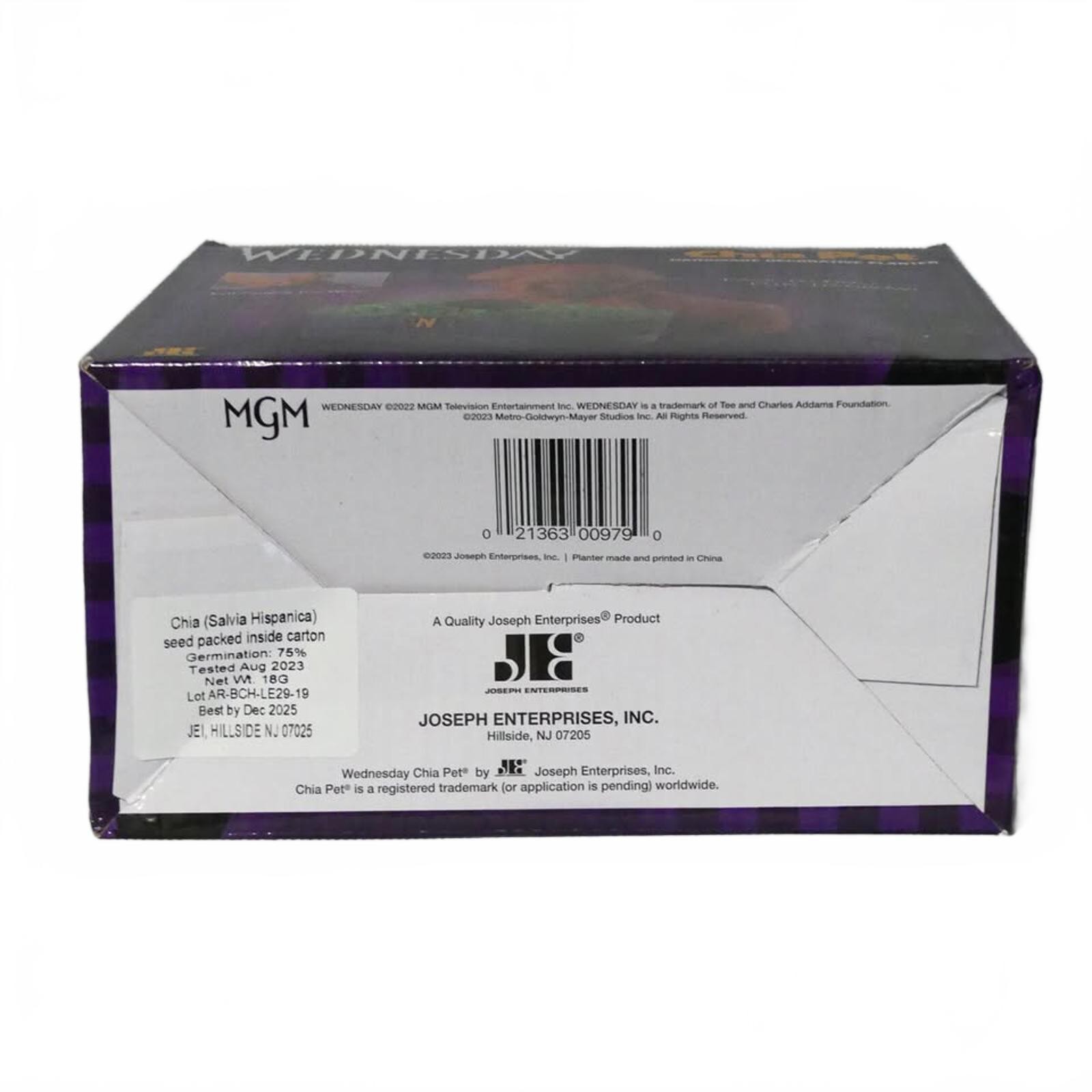 Wednesday Chia Pet Handmade Decorative Planter in Original Box - Image 6