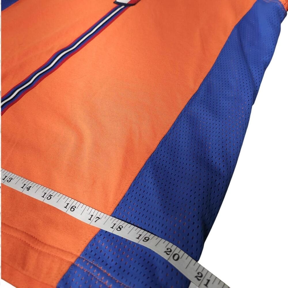 Vintage Tommy Sport Orange Blue 85 Graphic T-Shirt Men's M Mesh EXCELLENT - Image 9