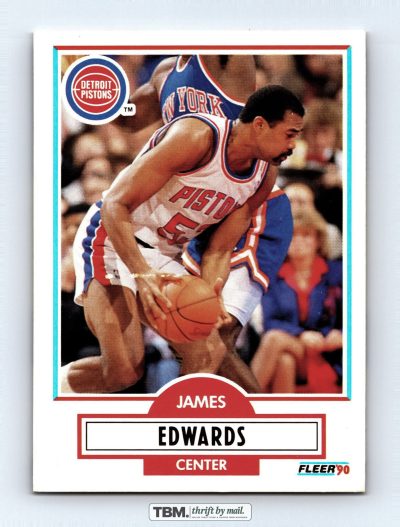 1990 Fleer #56 James Edwards 7.5