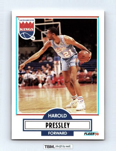 1990 Fleer #166 Harold Pressley 7.5