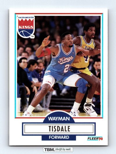1990 Fleer #167 Wayman Tisdale 8.0