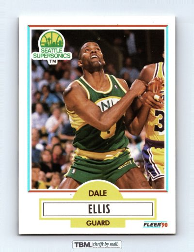 1990 Fleer #177 Dale Ellis 7.0