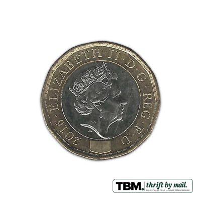 2016 United Kingdom New Design £1 Coin About Uncirculated