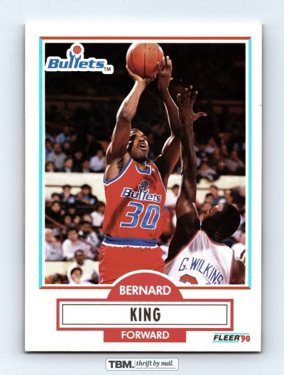 1990 Fleer #194 Bernard King 8.5