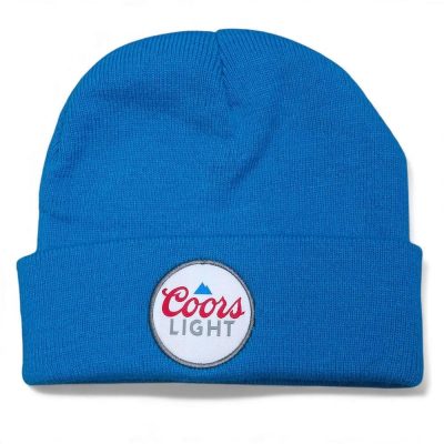 Vintage Coors Light Blue Cuffed Beanie Hat Made to Chill Unisex Adults Excellent