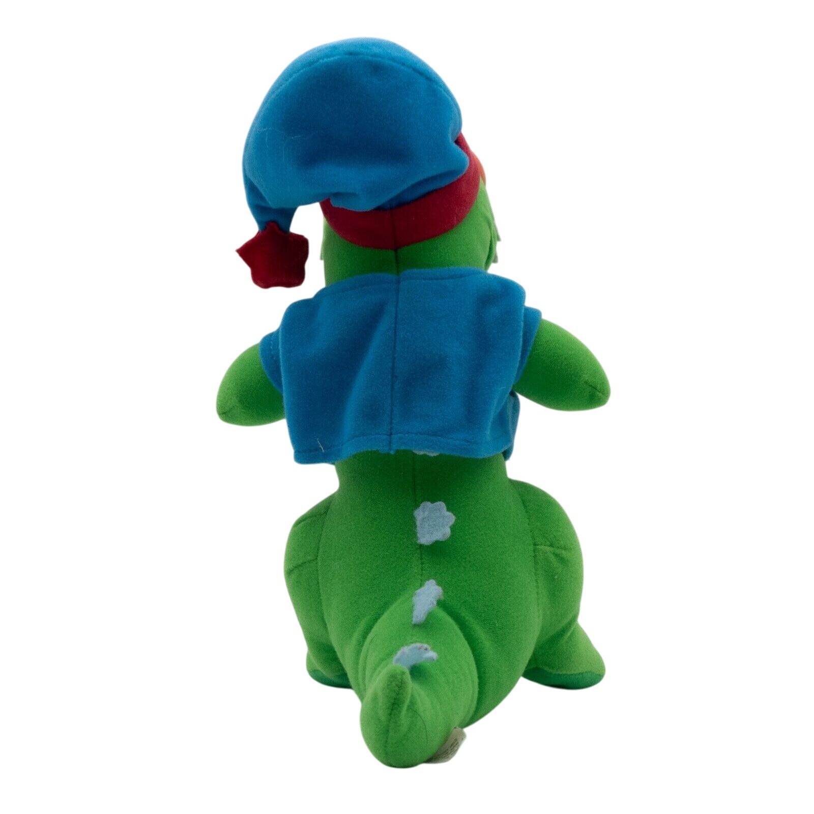 1997 Rugrats Reptar 12" Vintage Plush Doll in Blue Slumber Party Outfit - Image 3