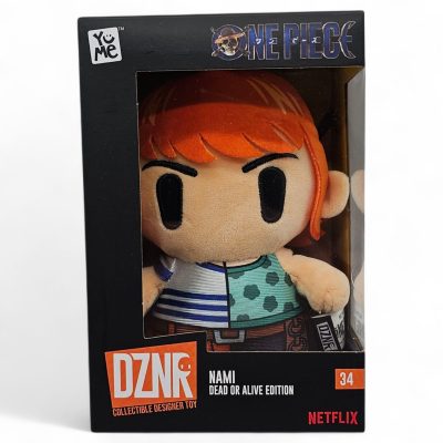 YuMe DZNR One Piece Nami Dead Or Alive Edition #34 Plush Collectible New in Box