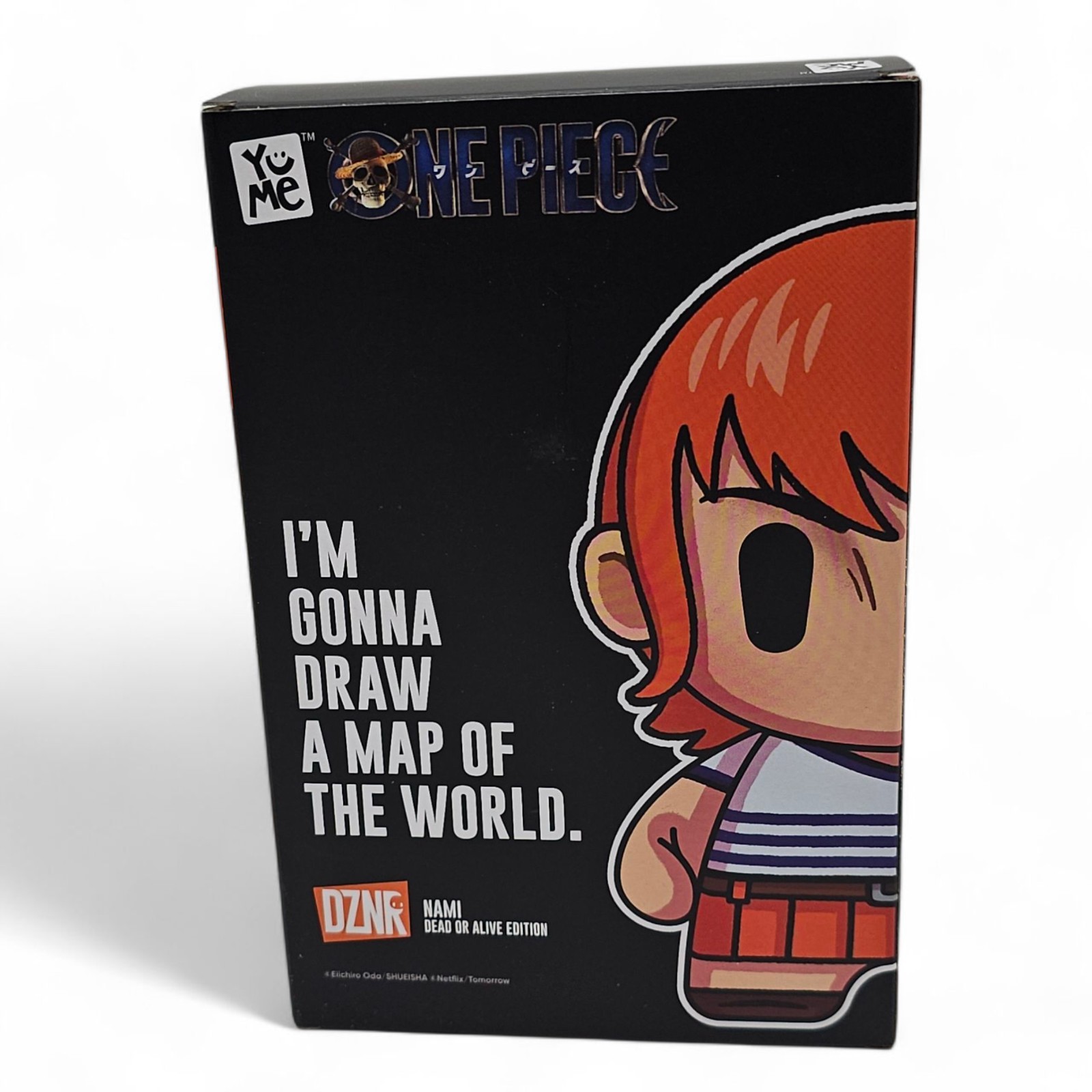 YuMe DZNR One Piece Nami Dead Or Alive Edition #34 Plush Collectible New in Box - Image 4