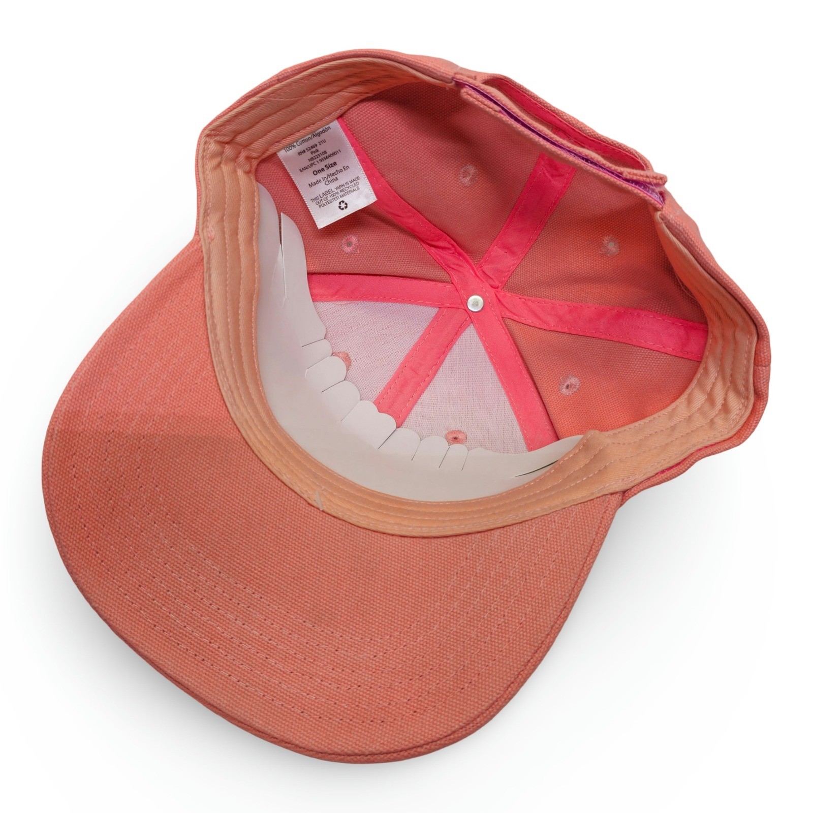 Vintage Unbranded Pink Baseball Cap One Size Adjustable with Pick a Patch Front - Image 5