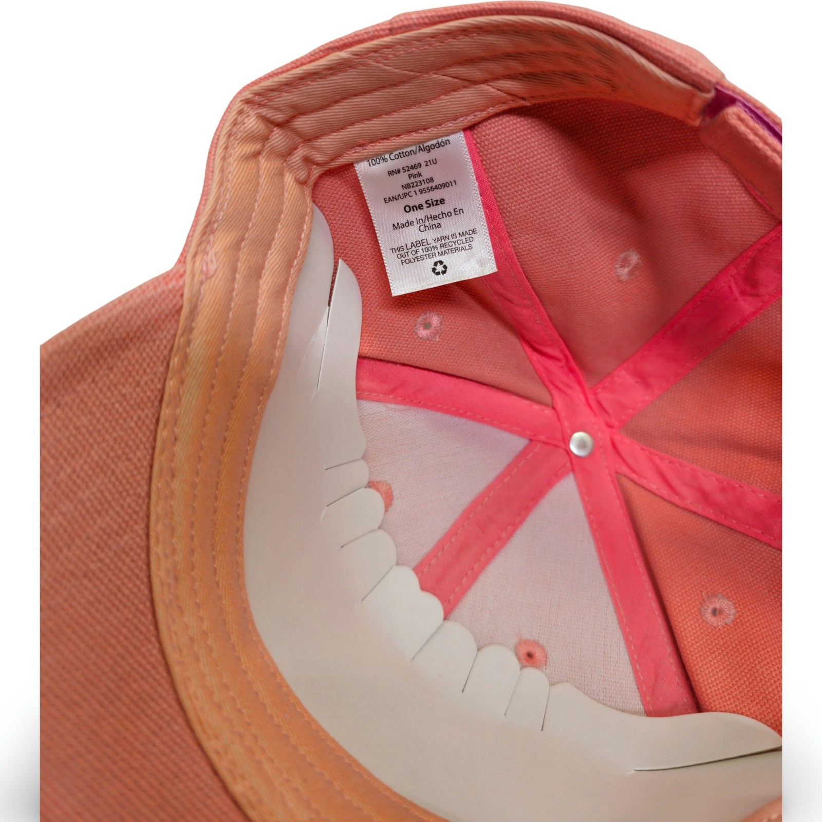 Vintage Unbranded Pink Baseball Cap One Size Adjustable with Pick a Patch Front - Image 6