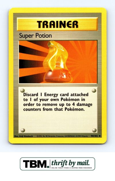 1999 Pokemon Base Set #090/102 Super Potion