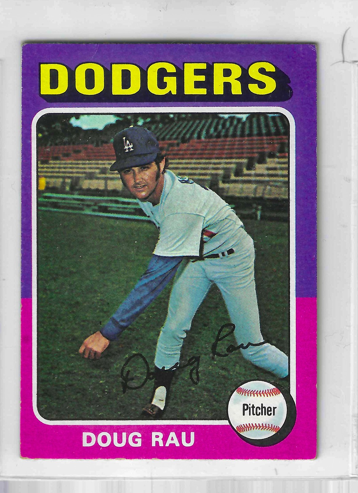 1975 Topps MINI Baseball - SET BREAK - Doug Rau #269