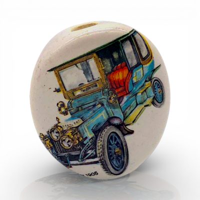 Vintage 70's NIKI Ceramic Smoke Stone - Daimler 1905