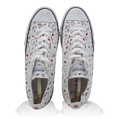 Hello Kitty Converse Chuck Taylor All Star Low Top White Sneakers Womens 10 Exce