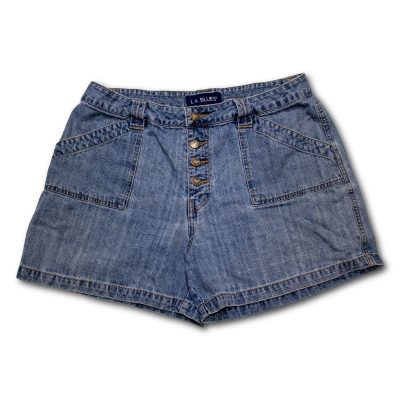 L.A. Blues Denim Shorts Womens 14 Blue Excellent