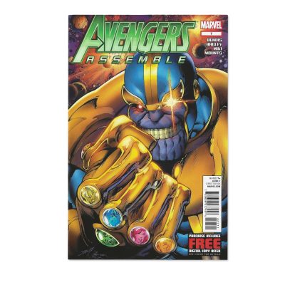 Marvel Avengers Assemble 7 Comic Book Thanos Infinity Gauntlet 2012