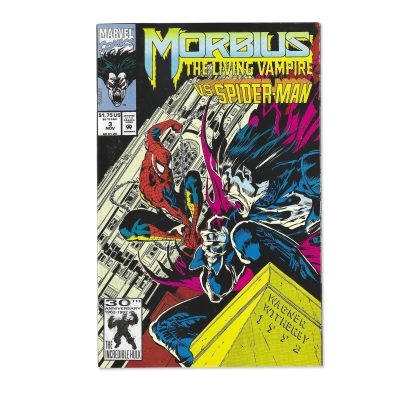Morbius The Living Vampire vs Spider-Man Comic Book #3 November 1992 Marvel