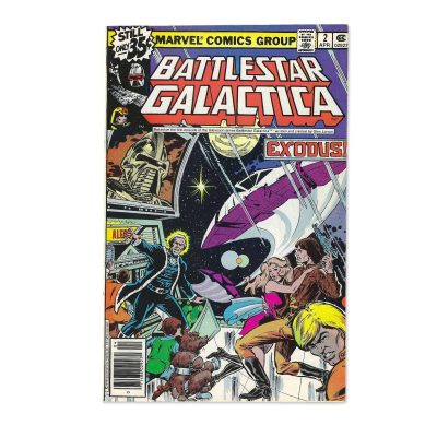 Battlestar Galactica 2 Comic Book Marvel Comics Group 1979 April Exodus