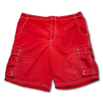 Gander Mountain Guide Series Cargo Board Shorts Mens Large Red